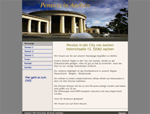 Tablet Screenshot of pension-aachen.net
